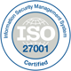 ISO 27001 certification badge