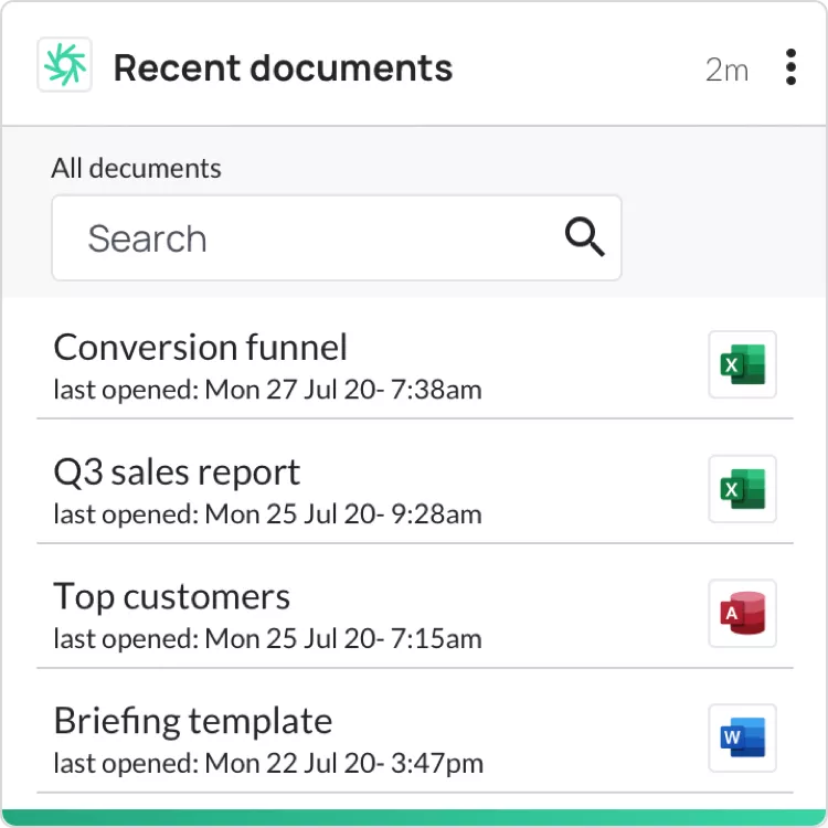 Recent documents