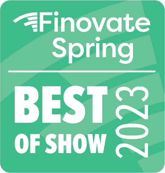 Finovate Spring Best of Show badge